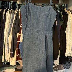Zaful Strapless Denim Dress